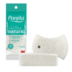 Esponja para Banho Ponjita com Fibra Natural 1 Unidade
