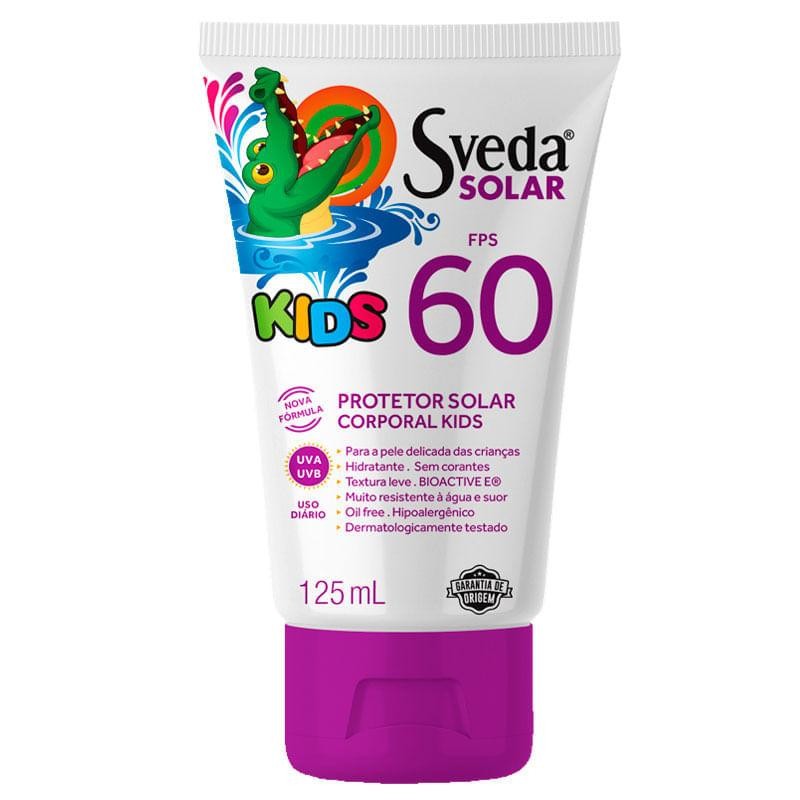 Protetor Solar Sveda Kids FPS60 125ml