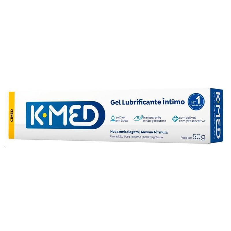 Gel Lubrificante Íntimo K-Med 50g em Oferta na Shopee