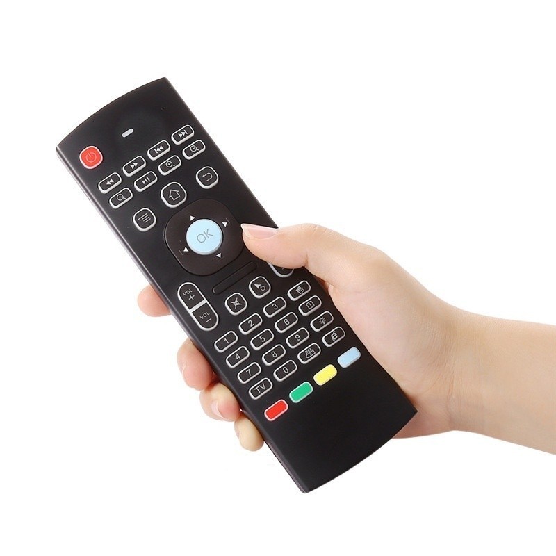 Controle Mini Teclado Air Mouse Wireless 2.4G Sem Fio Android TV em Oferta na Shopee