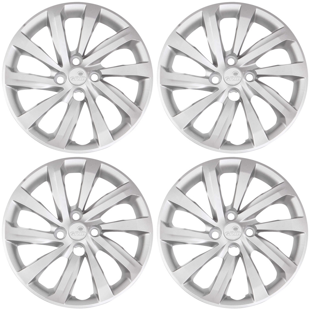 Calota Aro 15" cor Prata Modelo Nova Strada 2021 (Jogo c/ 4 Calotas) Grid - 167CP-PTA-E