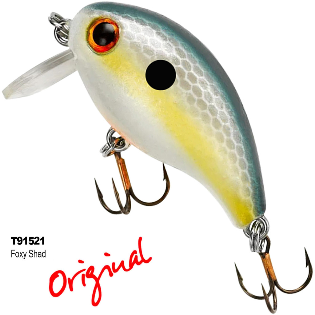 Isca Artificial REBEL Teeny Wake-R Foxy Shad Lambari Pinta Preta T91521 para Tilápia Black Bass