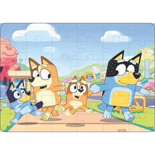 Quebra-Cabeça Jogo Bluey 36 Peças MDF 18x26 em Oferta na Shopee
