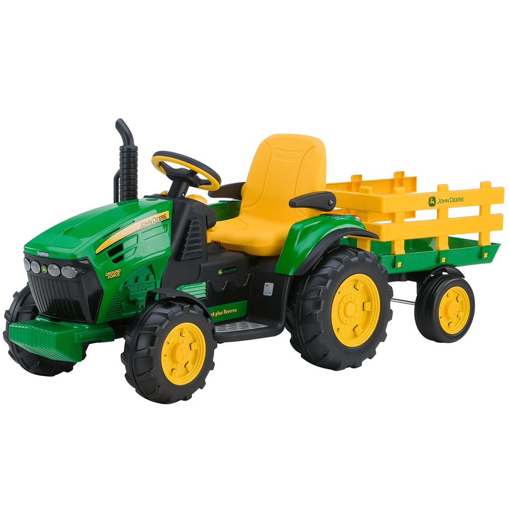Trator Elétrico John Deere Ground Force 12volts - Peg-pérego em Oferta na Shopee