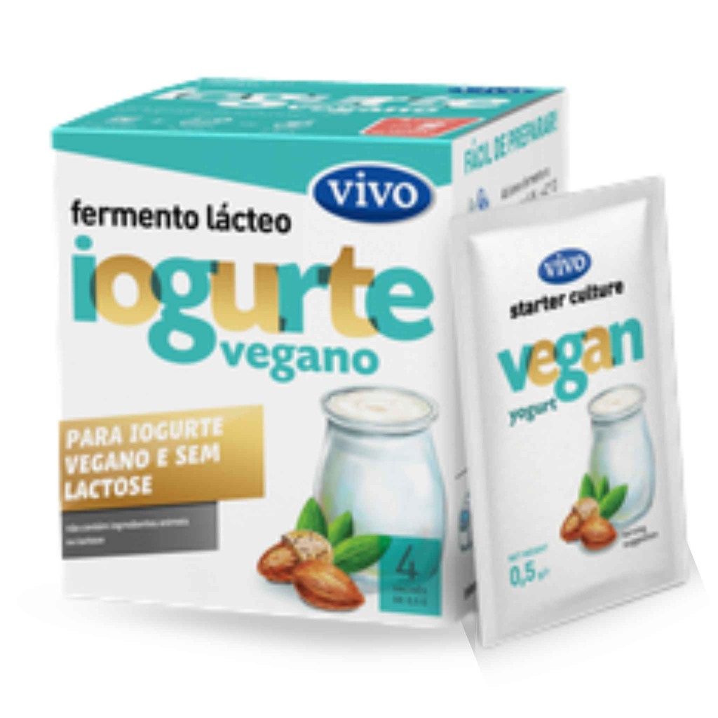 Fermento Lácteo Iogurte Vegano VIVO em Oferta na Shopee