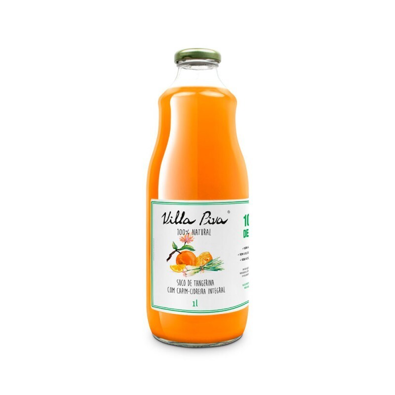 SUCO VILLA PIVA TANGERINA COM CAPIM-CIDREIRA 1 LITRO