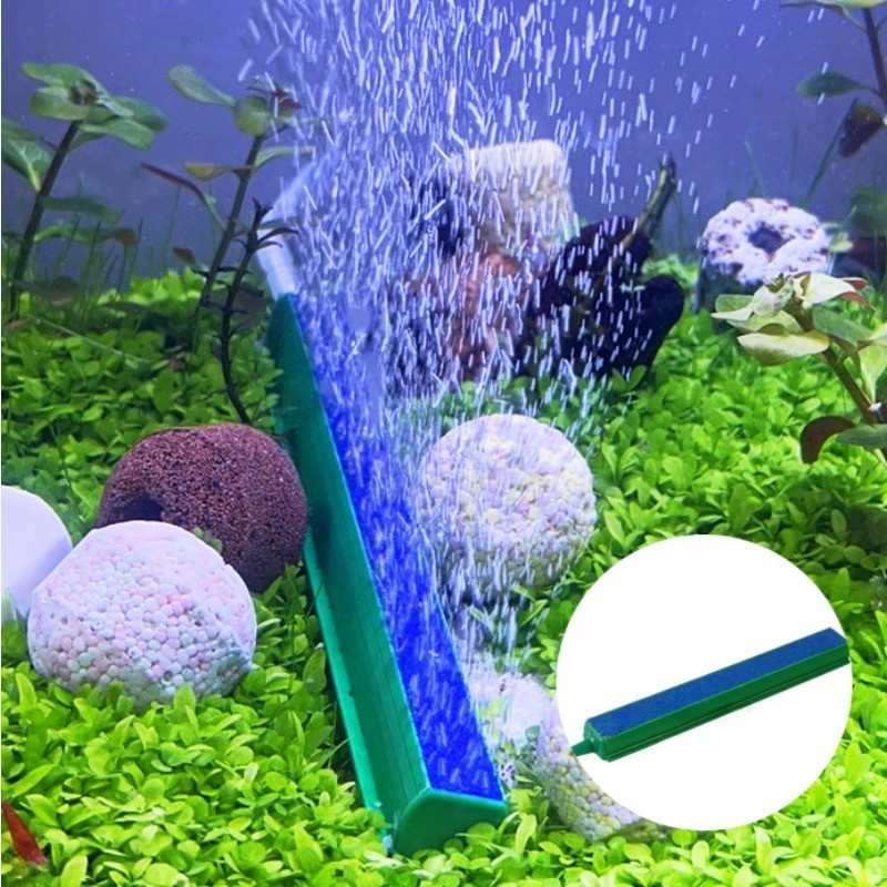 Bomba De Ar Pedra De Areia Aquário Oxigênio Fresca Barra De Bolhas Tanque De Peixe Aerador