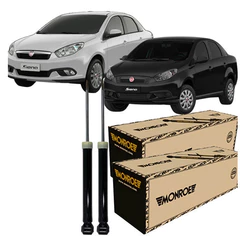 Par Amortecedor Traseiro Monroe Fiat Grand Siena 1.4 2013