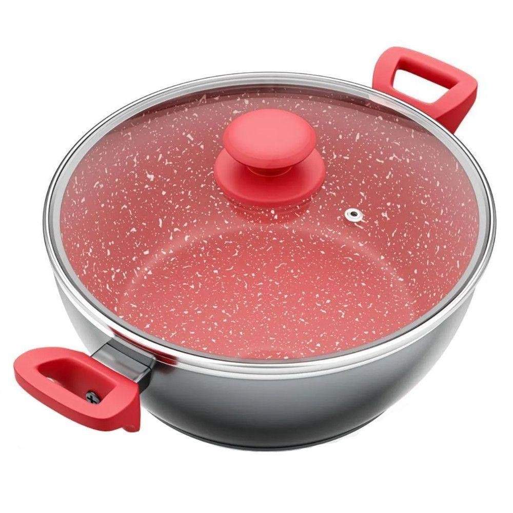 Panela Philco PPN24A Revestimento Redstone 4,6L Com Tampa De Vidro - Home & Living