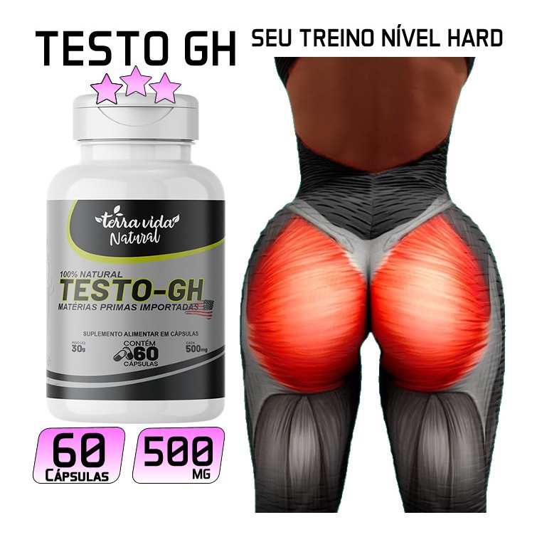 TestoGH +Coxas +Glúteos Para Mulheres Ou Homens