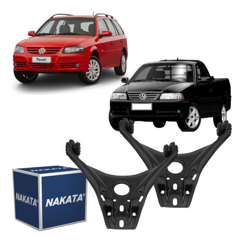 Detalhes do Par Bandeja Suspensão Vw Gol 1.0 16v 1999 2008