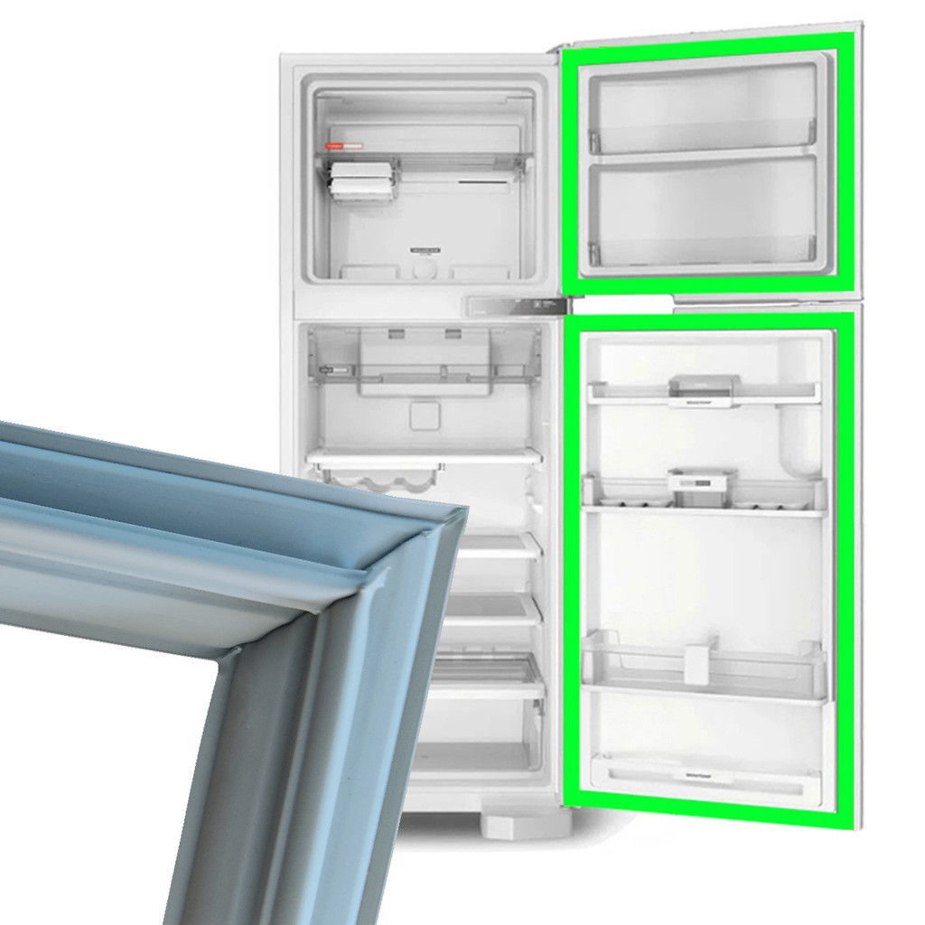 Kit Vedação Brastemp Modelo Para Brd46a Porta Inferior E Freezer