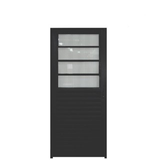 Porta de Alumínio com Basculante 210x80cm Hale Esquadrias Abertura Esquerda Preto em Oferta na Shopee