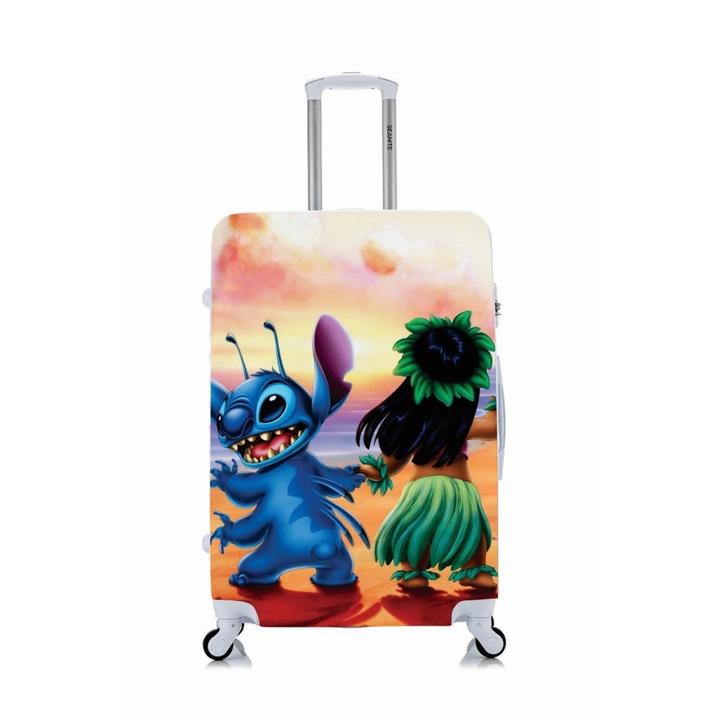 Capa Protetora Para Mala Viagem Personalizada Média Dupla Lilo &amp; Stitch
