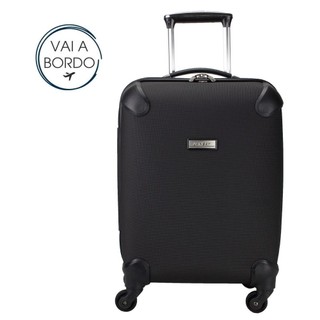 Mala de Bordo Lansay - Dijon Class Preto com giro 360º em Oferta na Shopee