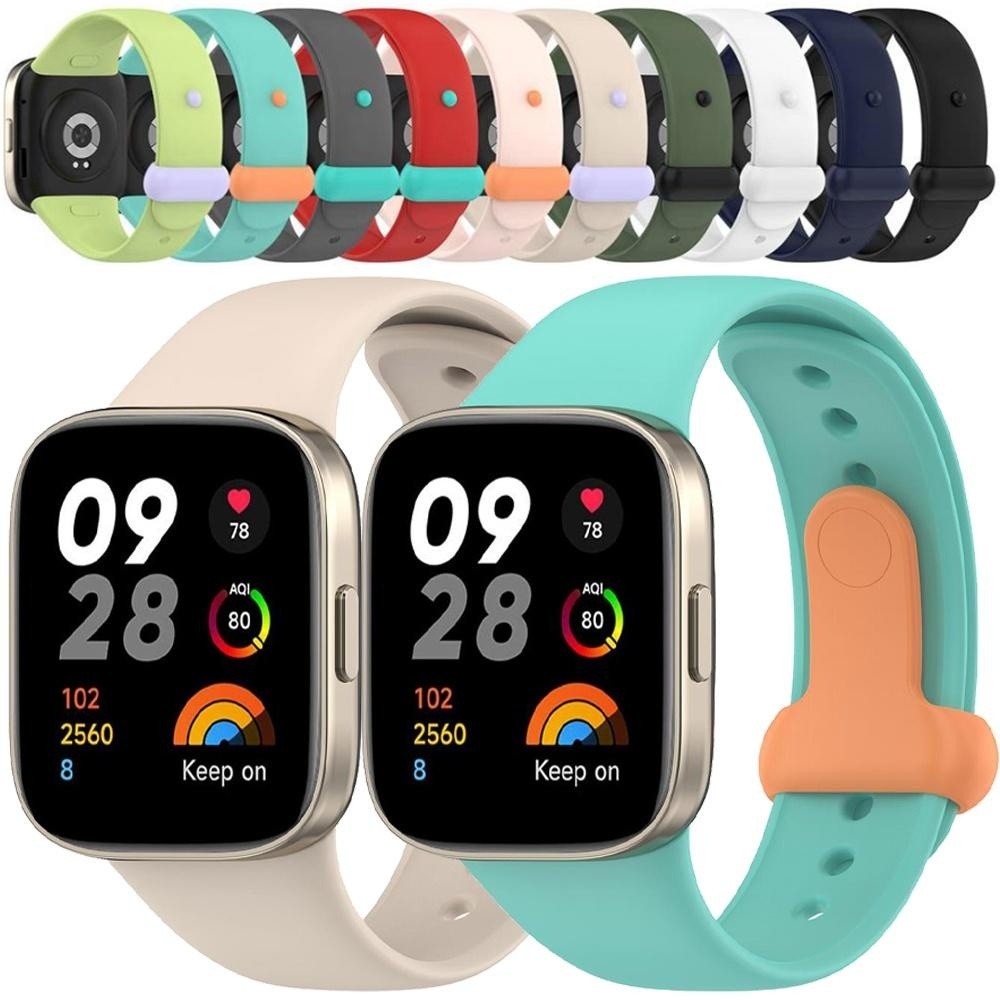 Bracelete De Silicone Redmi Watch 3 Tali Pengganti Xiaomi Smartwatch 3 Bahan Soft Sport Band Para Mi Lite 3 Urdidura Inteligente