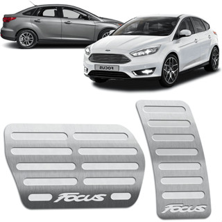 Pedaleira Focus 14/19 Automático Aço Inox - Não fura o pedal em Oferta na Shopee
