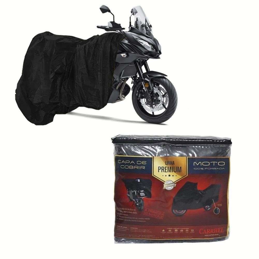 Capa Couro para cobrir KAWASAKI Versys Tourer 650 (G258)