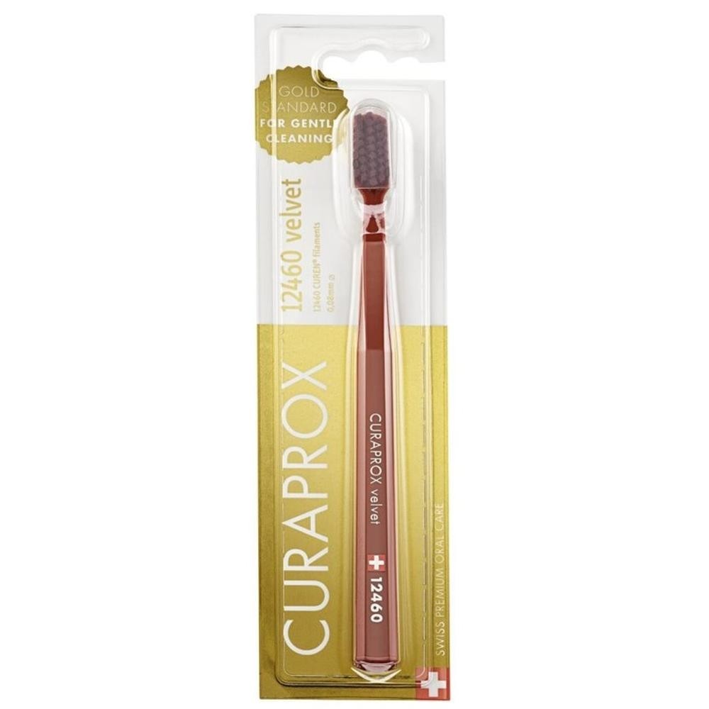 Escova Dental Curaprox 12460 Velvet Gold Standard Cores Sortidas em Oferta na Shopee