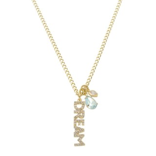 COLAR DREAM PRINCESS ZIRCÔNIA ACQUA FOLHEADO A OURO 18K PIUKA em Oferta na Shopee