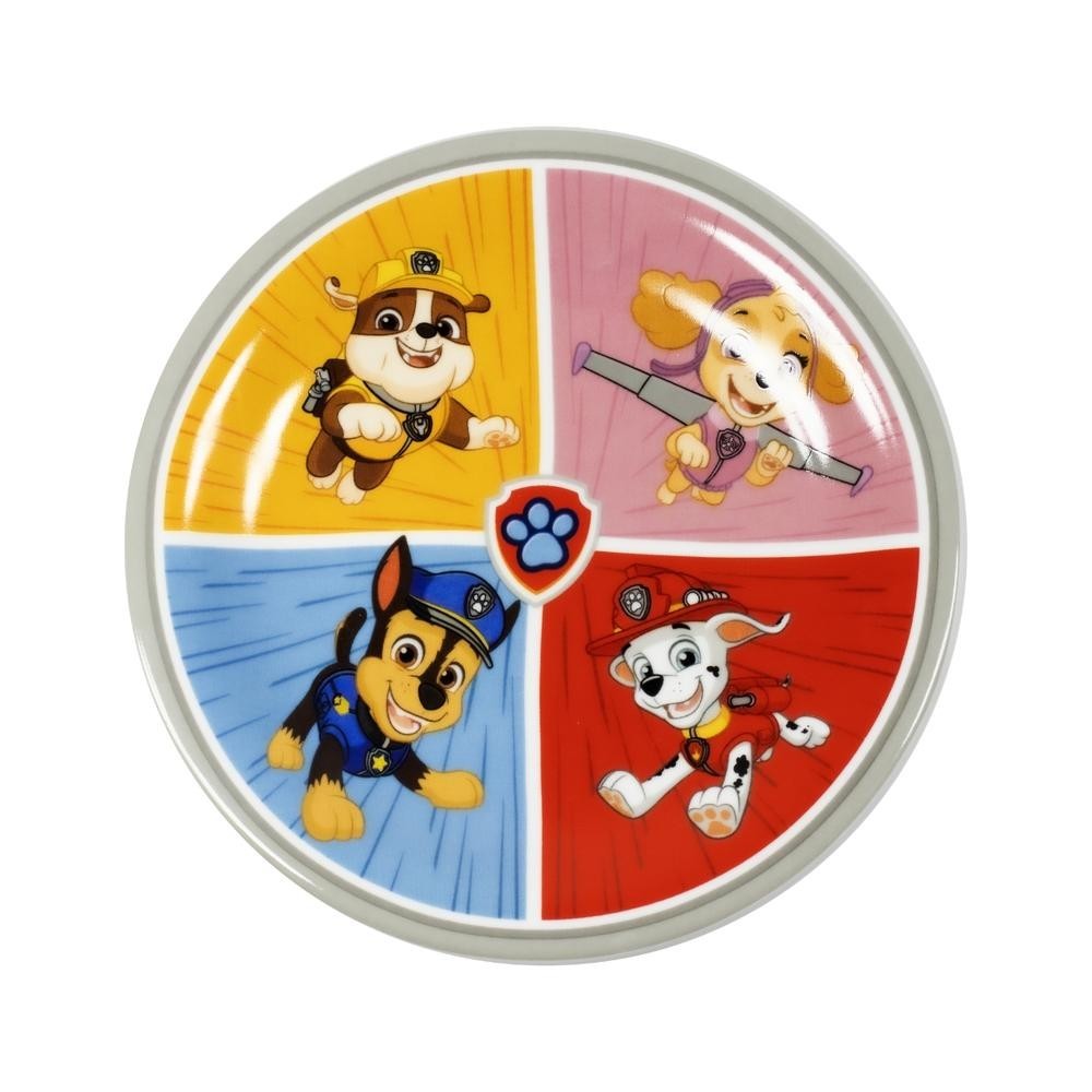 Prato Sobremesa 19cm Porcelana Schmidt - Dec. Patrulha Canina E612 em Oferta na Shopee