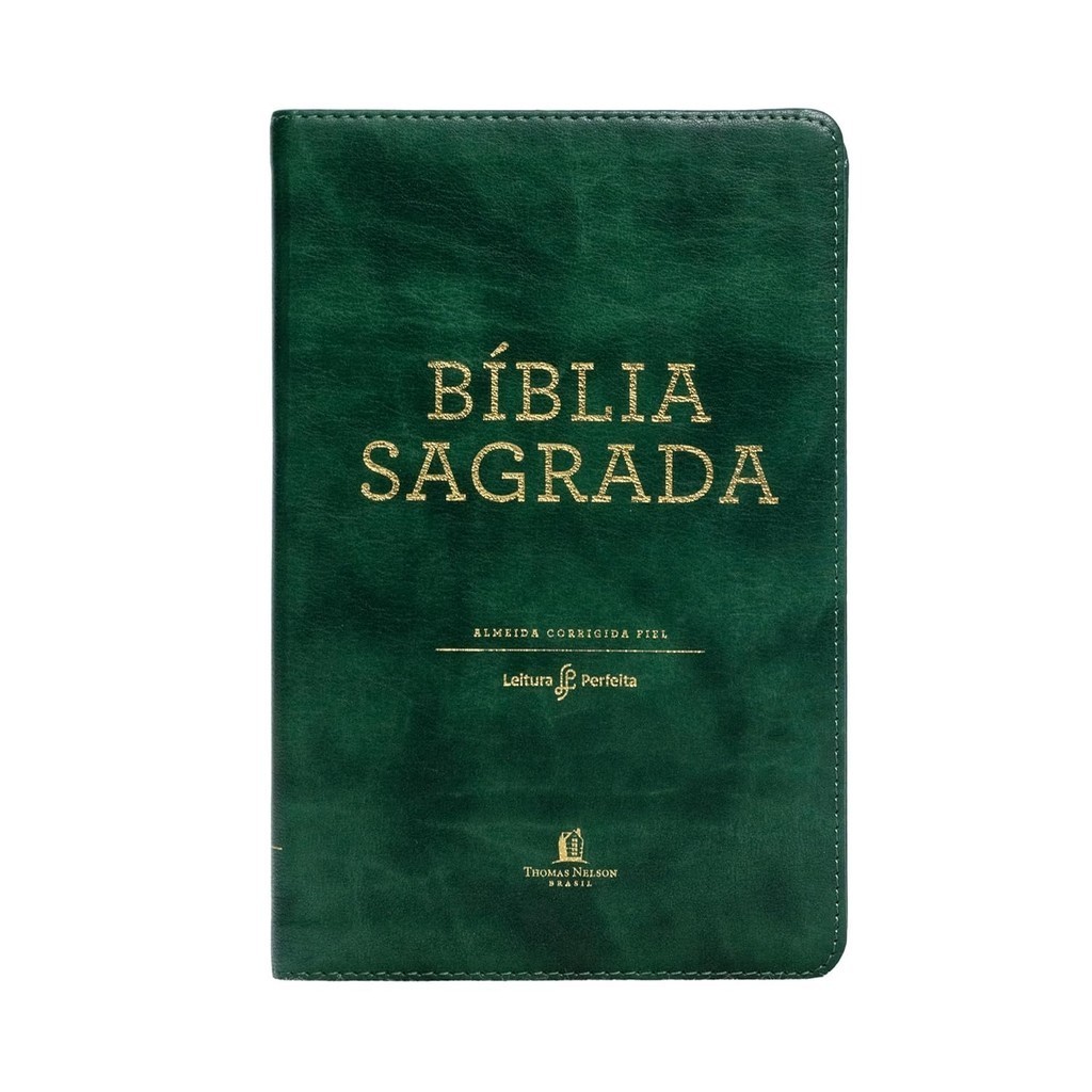 Bíblia Sagrada ACF | Letra Normal | Leitura Perfeita | Couro Soft | Verde