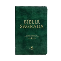 Bíblia Sagrada ACF | Letra Normal | Leitura Perfeita | Couro Soft | Verde