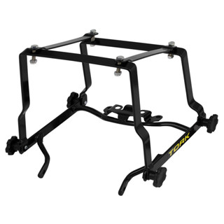 Suporte Baú 80/135L Desmontável Nxr 125/150 Bros 2003/08 Cromo Forte Preto Em Aço em Oferta na Shopee