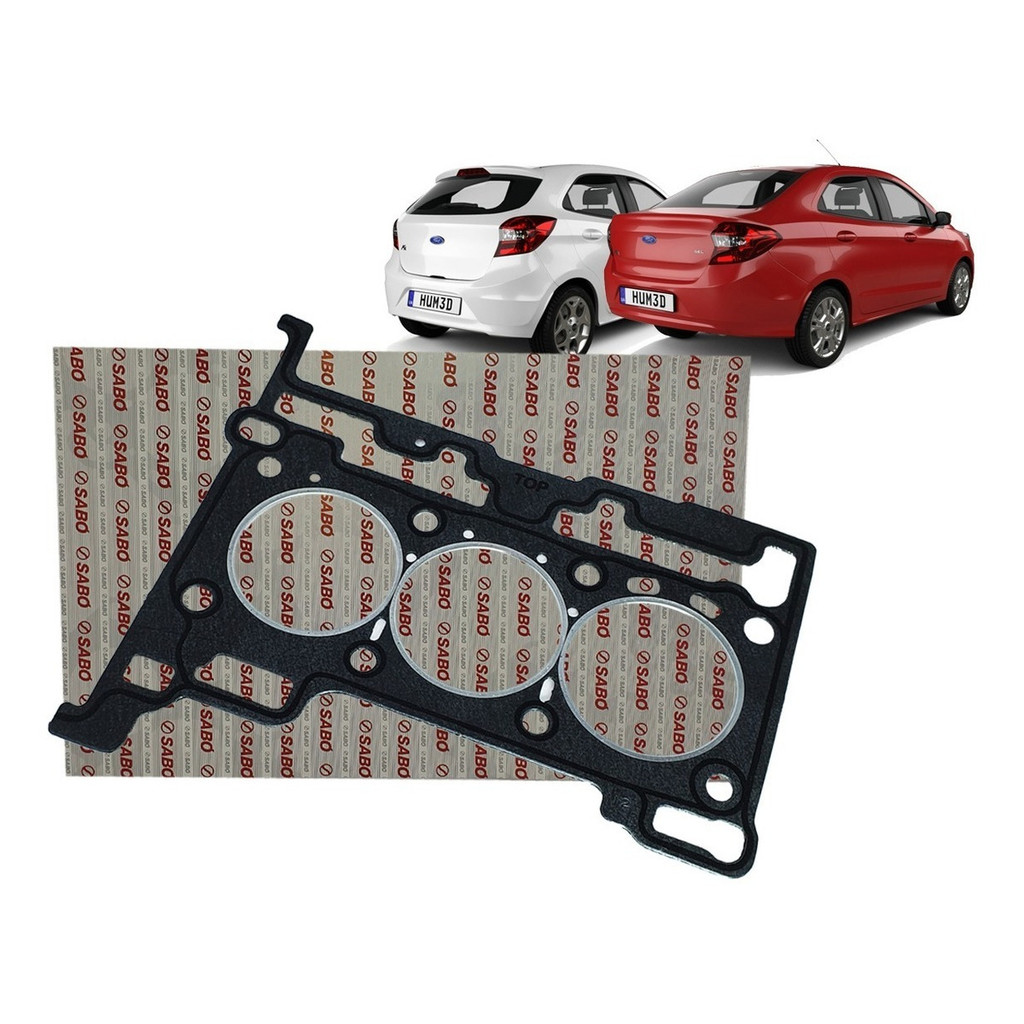 JUNTA CABECOTE MOTOR NEW FIESTA ECOBOOST 1.0 GASOLINA CAMBIO AUT. POWERSHIFT SO HATCH 2017 2018 2019