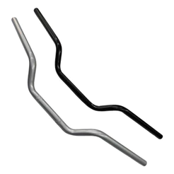 Guidão Nxr Bros125 Bros150 Cinza Preto Guidon Sem Peso