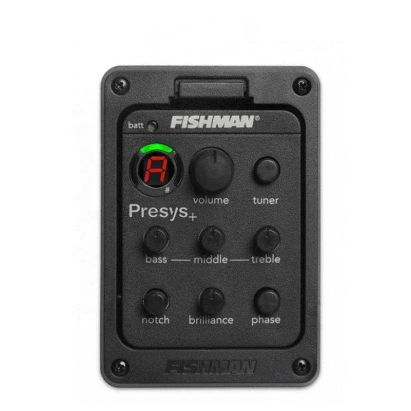 Fishman 201 Presys Blend Preamp Guitarra Acústica Equalizador Tuner Captador ABS De