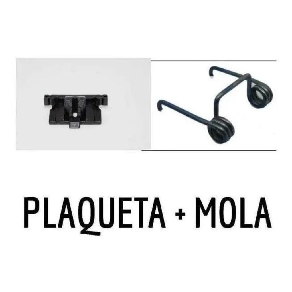 Kit Wahl Plaqueta Mover Lâmina + Mola