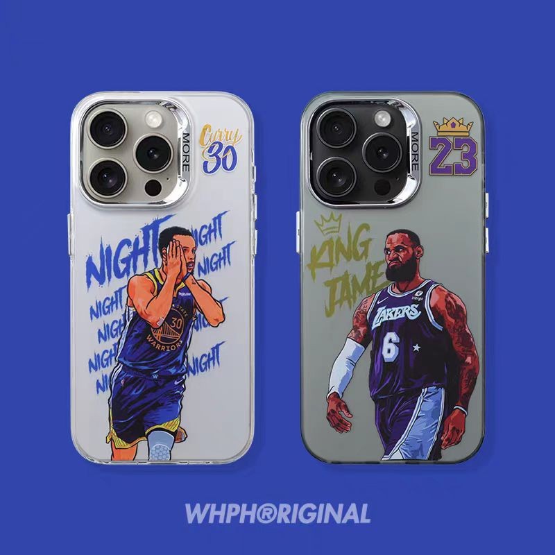 Basquete Superstar Curry James Apple 15Promax Capa de telefone exclusiva adequada para iPhone16 capa protetora