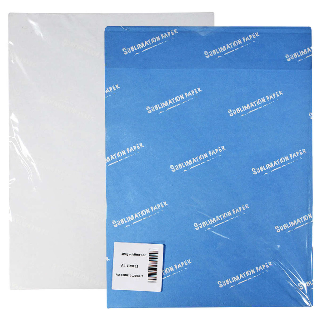 Papel Sublimático A4 100g Fundo Azul Alta Resolução para Sublimação 100 Folhas