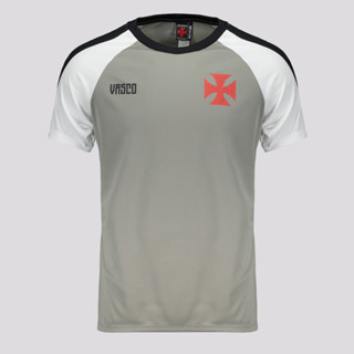 Camisa Vasco Fibra Cinza em Oferta na Shopee
