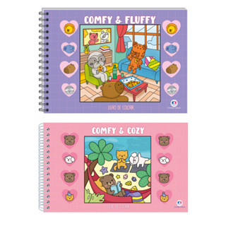 Kit Livros de Colorir - Comfy & cozy Fluffy em Oferta na Shopee
