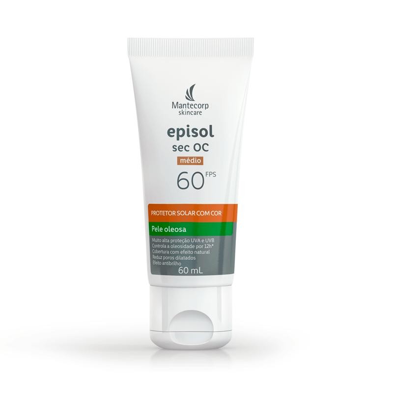 Protetor Solar Episol Sec Oc FPS60 Médio 60ml