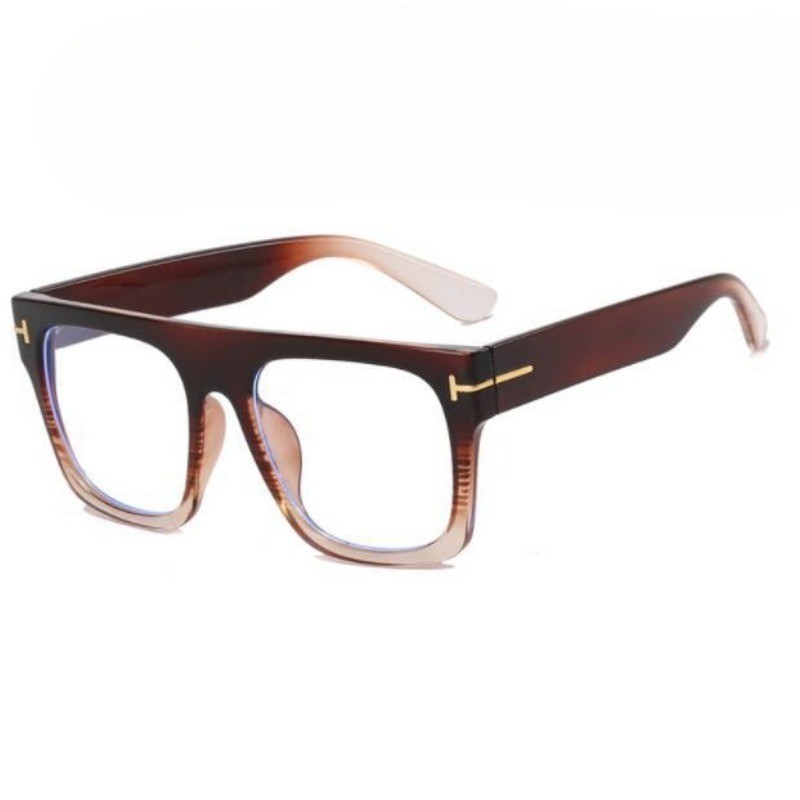 Anti-Radiação Medidores Quadrados Prego Grande Quadro Óculos Novo Espelho Plano Personalidade Europeia E Americana Luz A em Oferta na Shopee