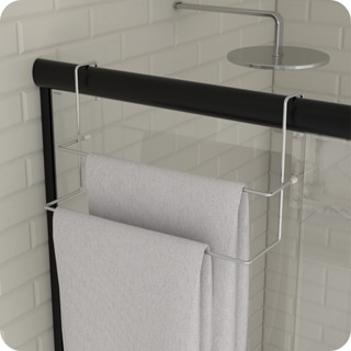 Suporte Toalha Box Porta Toalha Duplo Banheiro Cromado ARM em Oferta na Shopee