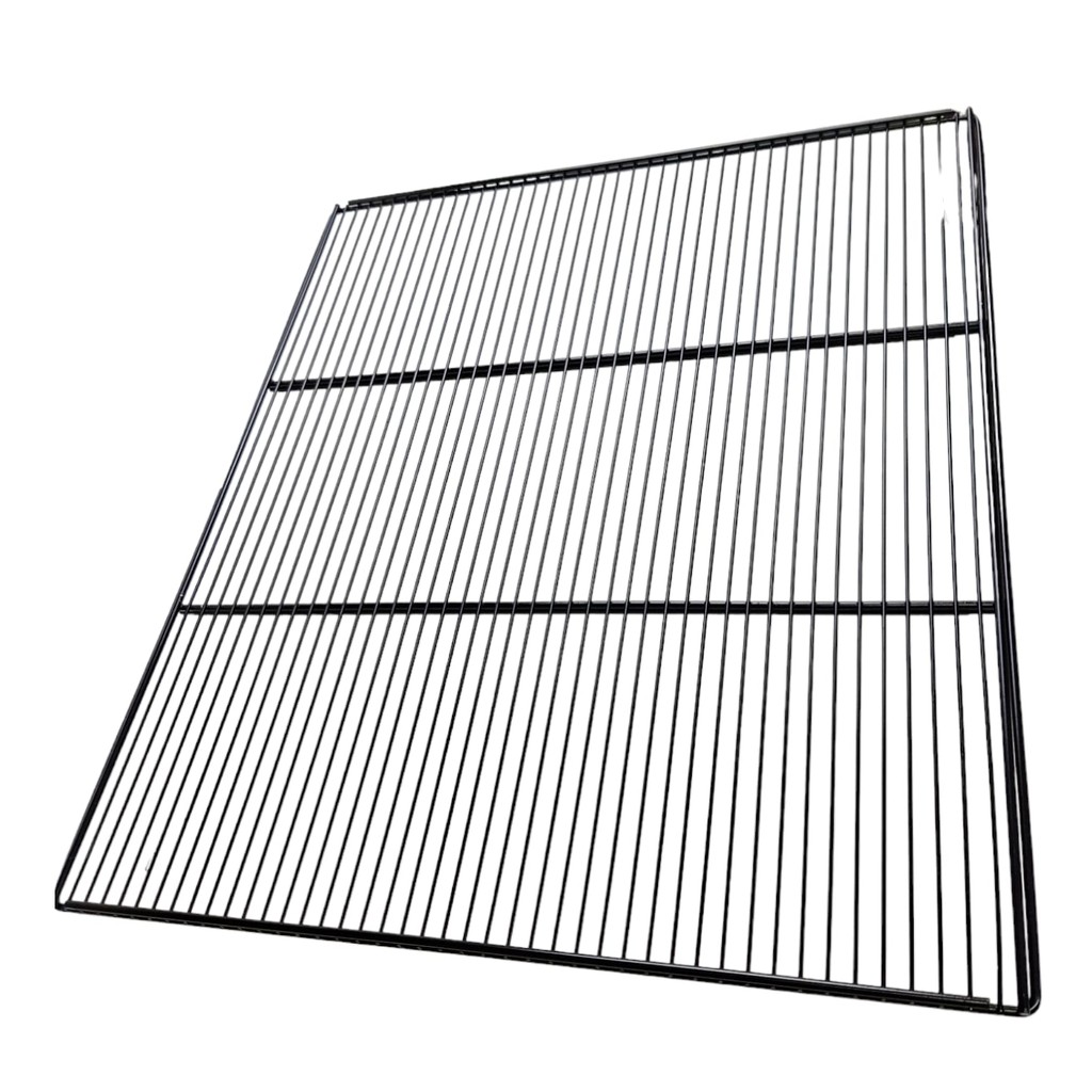 KIT 2 PRATELEIRA PRETA IMBERA EVZ21 E EVF19 + 8 PRESILHAS - 53,5x1,5x60,8CM