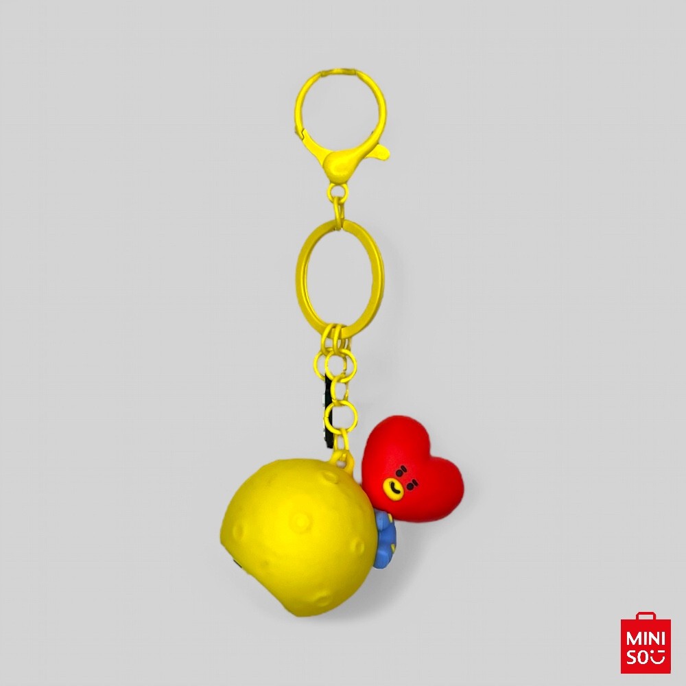 Chaveiro BT21 Tata Luminoso Original Miniso – Acessório Decorativo com Pingente de Luz