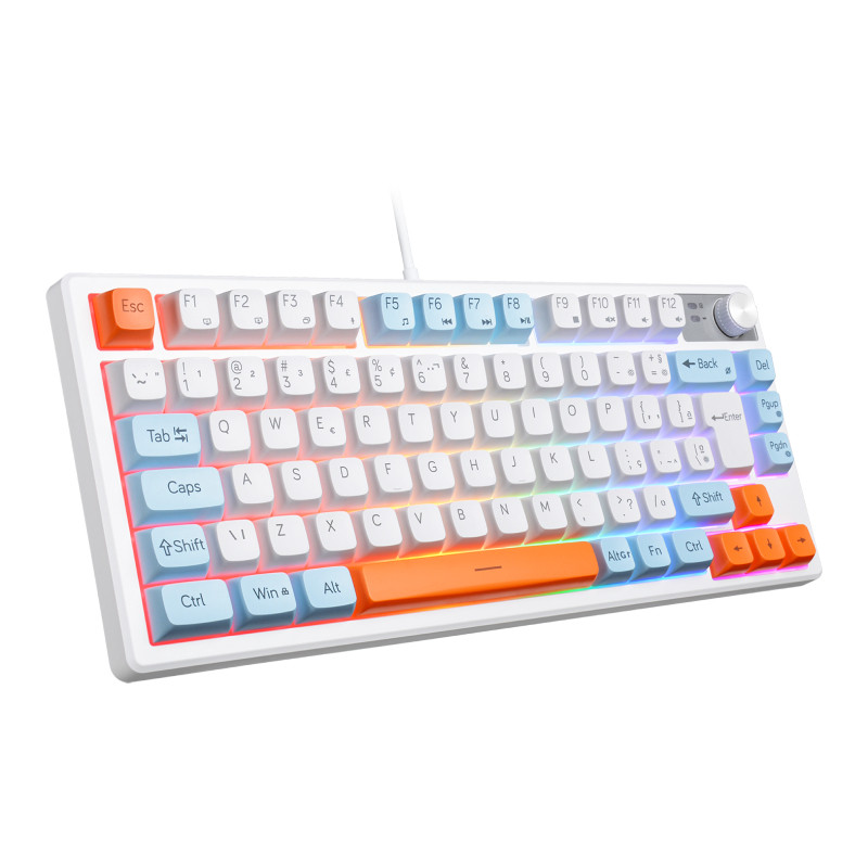 Teclado Gamer Knup KP-TE140 Iluminação Rainbow e Controle de Volume em Oferta na Shopee