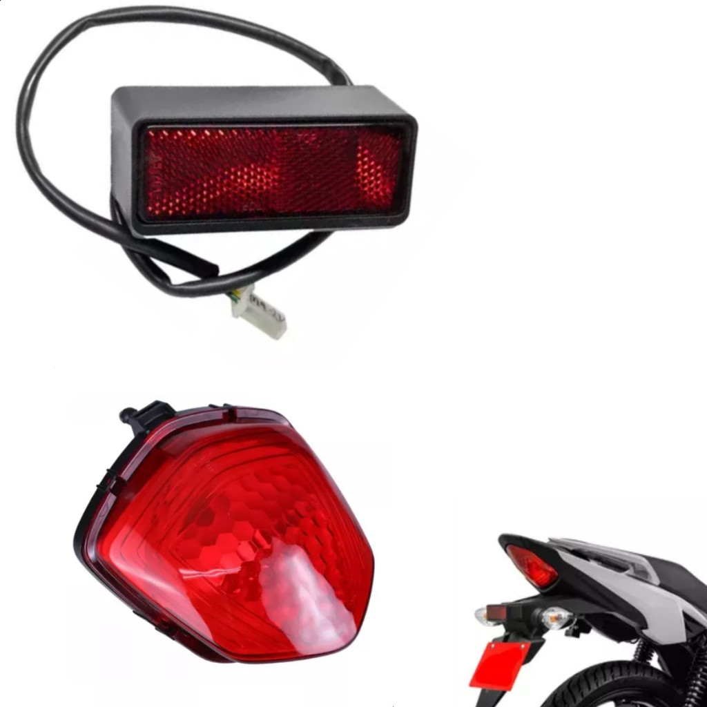 Kit Olho de Gato E Lanterna Para Titan 160 2016 À 2024 em Oferta na Shopee