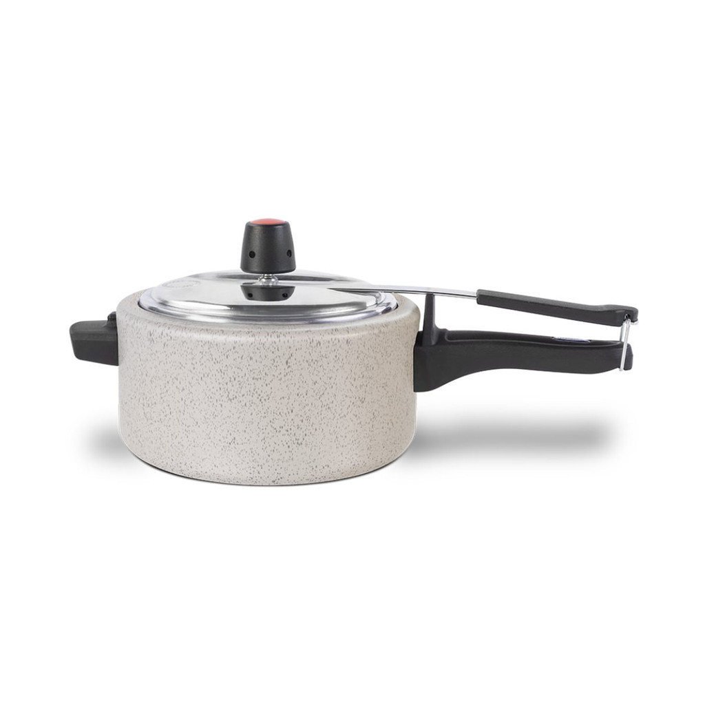 Panela de Pressão 3L Linha Ceramic Life Vapt Brinox - Vanilla e Cinza