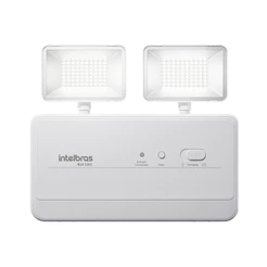 Luminária De Emergência Bloco Iluminação BLA 1202 Lumens Autônomo Intelbras LED Luz Emergencial Branco Frio Bivolt 120º