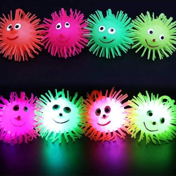 Bola Ioio Com Luz Nariz longo Puffer Ball Bolinha Infantil Bola Mamona brinquedo em Oferta na Shopee