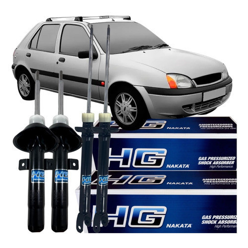 Kit 04 Amortecedor Dianteiro Traseiro Ford Fiesta 1.0 2000 em Oferta na Shopee