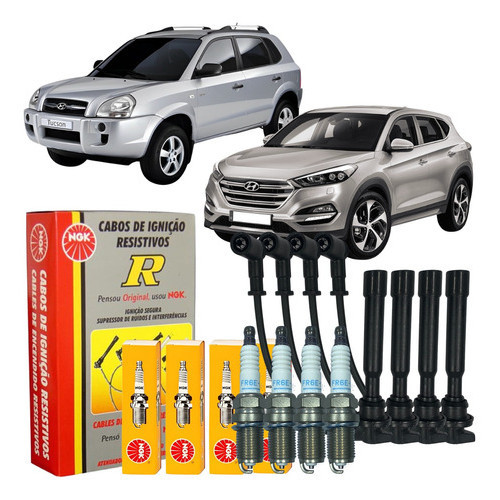 Jogo Cabo Vela Ignição Hyundai Tucson 2.0 16v