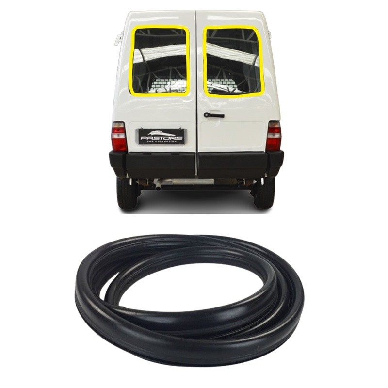 Borracha Vedação Vidro Vigia Traseiro FIAT Fiorino Bau 1991 á 2013 Envio Imediato em Oferta na Shopee