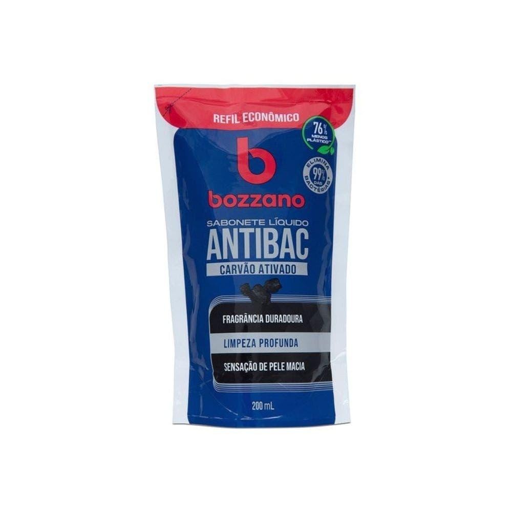 Sabonete Líquido Bozzano Antibac Carvão Ativado Refil 200ml - Beauty